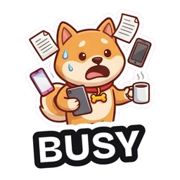 Biscuit Busy sticker