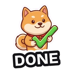 Biscuit Done sticker