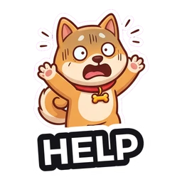 Biscuit Help sticker