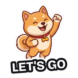 Biscuit Let's Go sticker