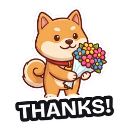 Biscuit Thanks! sticker