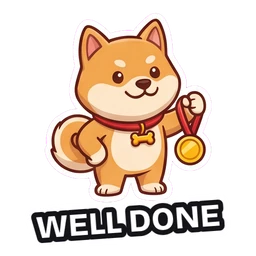Biscuit Well Done sticker