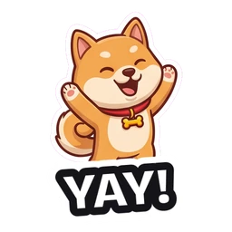 Biscuit YAY! sticker