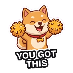 Biscuit You Got This sticker