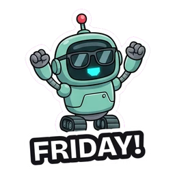 Bolt Friday! sticker