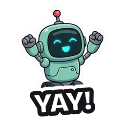 Bolt YAY! sticker