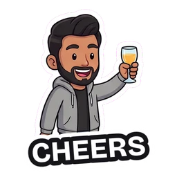 Felix Cheers sticker