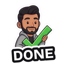 Felix Done sticker