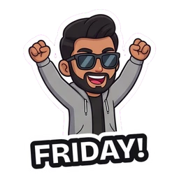 Felix Friday! sticker