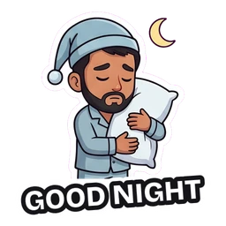 Felix Good Night sticker