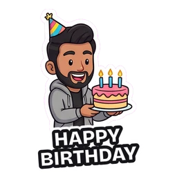 Felix Happy Birthday sticker