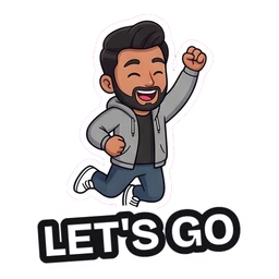 Felix Let's Go sticker
