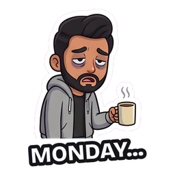 Felix Monday… sticker