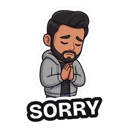 Felix Sorry sticker