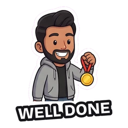 Felix Well Done sticker