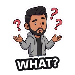 Felix What? sticker
