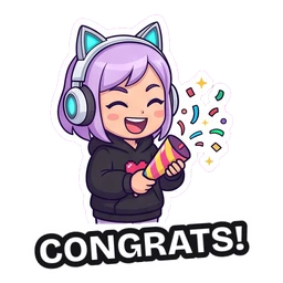 Gigi Congrats! sticker