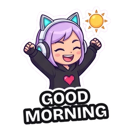 Gigi Good Morning sticker