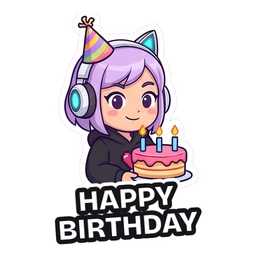 Gigi Happy Birthday sticker