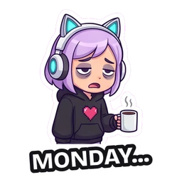 Gigi Monday… sticker