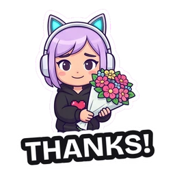Gigi Thanks! sticker