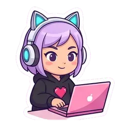 Gigi Typing reaction GIF