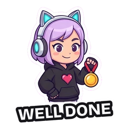 Gigi Well Done sticker