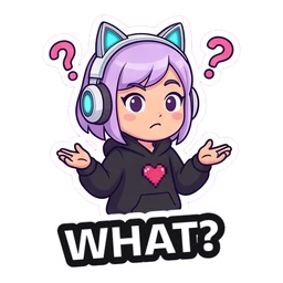 Gigi What? sticker