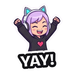 Gigi YAY! sticker