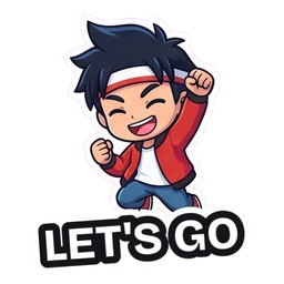 Kenji Let's Go sticker