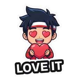 Kenji Love It sticker