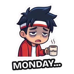 Kenji Monday… sticker