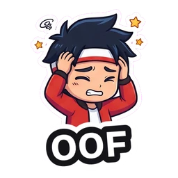 Kenji OOF sticker