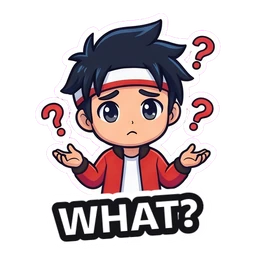 Kenji What? sticker