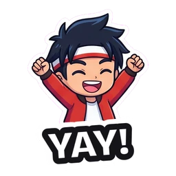 Kenji YAY! sticker