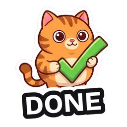 Mochi Done sticker