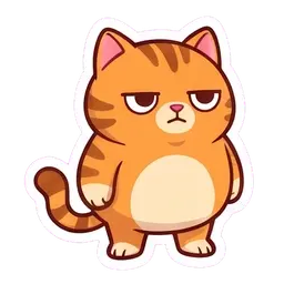 Mochi Eye roll reaction GIF