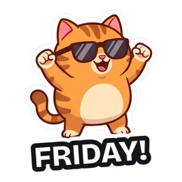 Mochi Friday! sticker