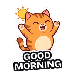 Mochi Good Morning sticker