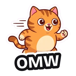 Mochi OMW sticker