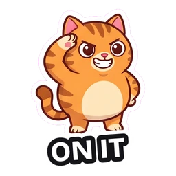 Mochi On It sticker