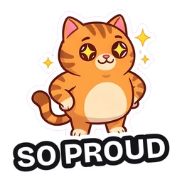 Mochi So Proud sticker