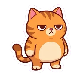 Mochi Side eye reaction GIF