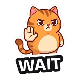 Mochi Wait sticker