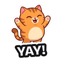 Mochi YAY! sticker