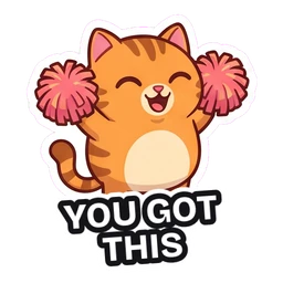 Mochi You Got This sticker