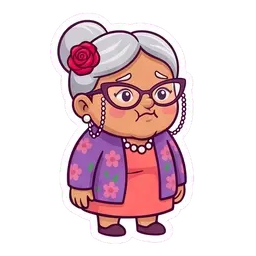 Nana Rosa Crying reaction GIF