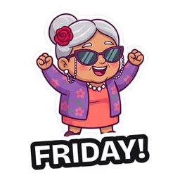 Nana Rosa Friday! sticker