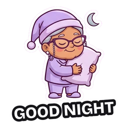 Nana Rosa Good Night sticker