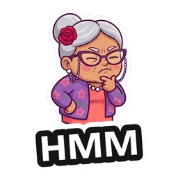 Nana Rosa HMM sticker